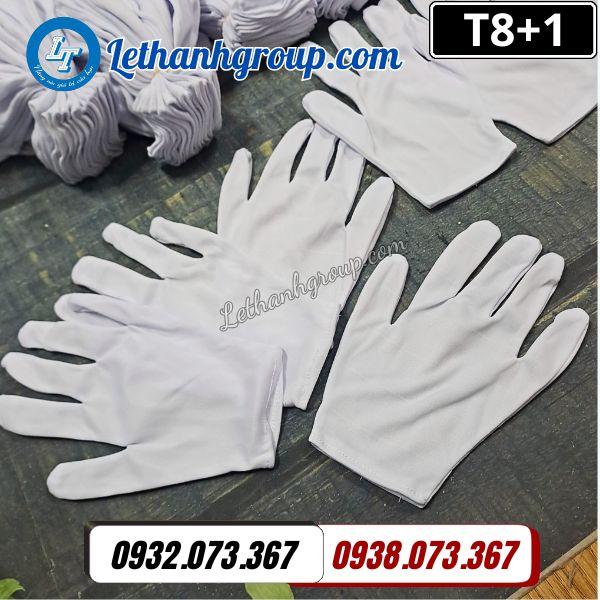 sỉ các loại găng tay vải thun trắng giá rẻ chất lượng cao