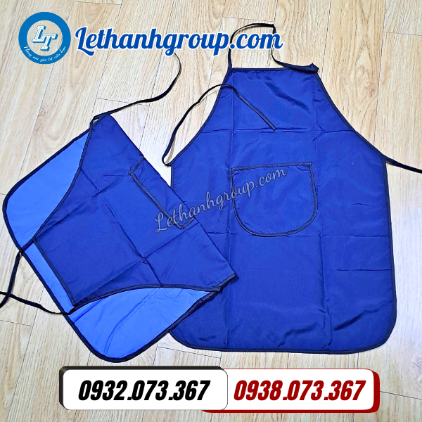 tạp dề 2 lớp có túi giá sỉ tận gốc cho nhân viên phục vụ