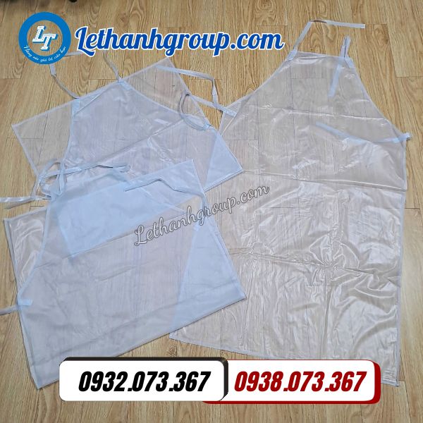 tạp dề nhựa trắng trong suốt chống nước hiệu quả giá sỉ cạnh tranh