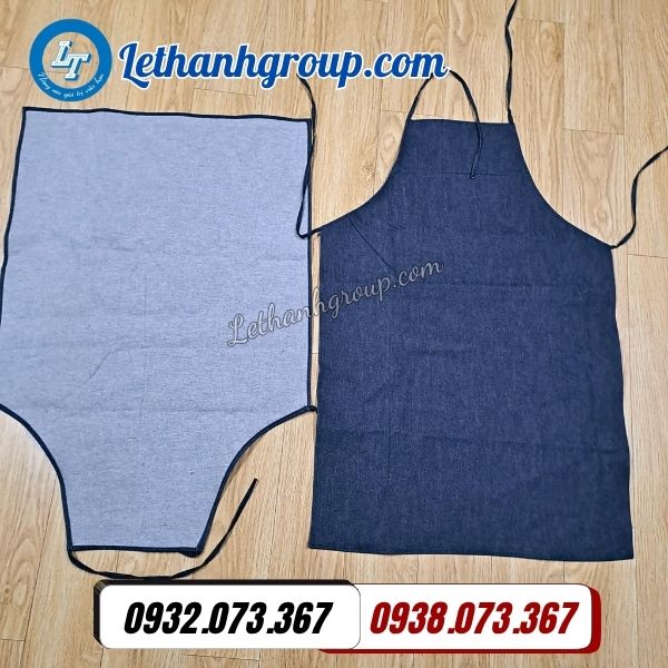 tạp dề vải jean giá sỉ cực rẻ từ xưởng sản xuất