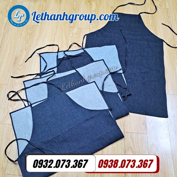 tạp dề vải jean giá sỉ từ 50 cái