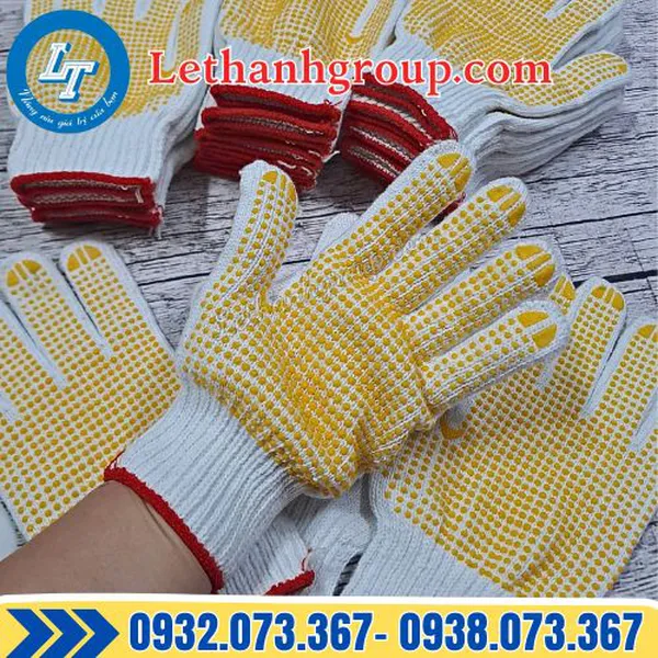 BAO TAY LEN PHỦ HẠT NHỰA VÀNG