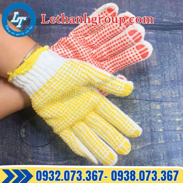 BAO TAY LEN PHỦ HẠT NHỰA PVC