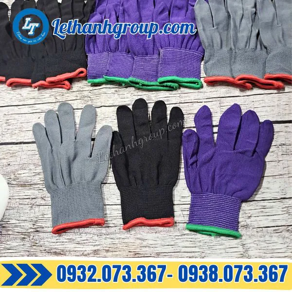 BAO TAY VẢI MỎNG CÓ VIỀN ĐỦ MÀU