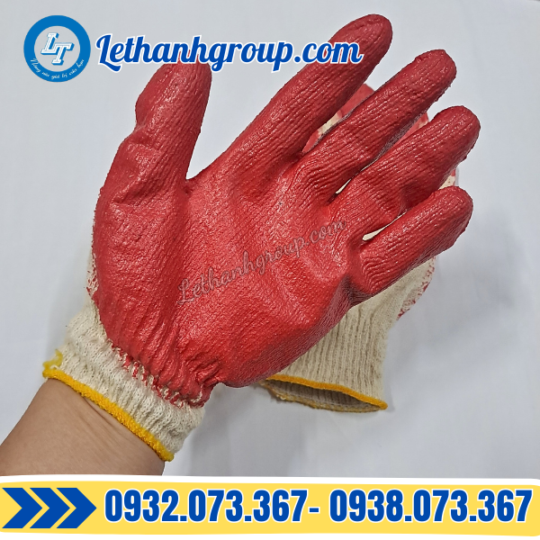 BAO TAY LEN NHÚNG NHỰA ĐỎ 50G