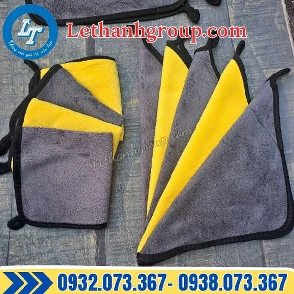 KHĂN LAU XE 2 LỚP