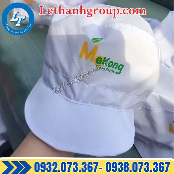 MŨ VẢI CÔNG NHÂN IN LOGO