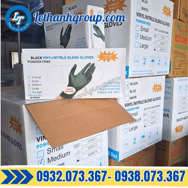 GĂNG TAY VINYL KHÔNG BỘT 