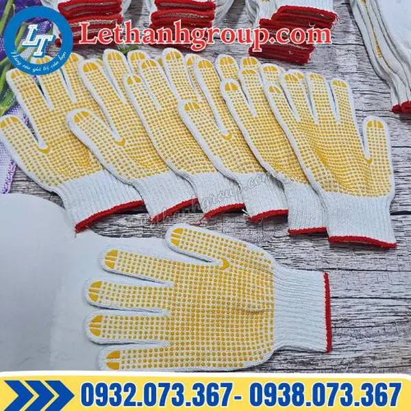 BAO TAY LEN PHỦ HẠT NHỰA VÀNG