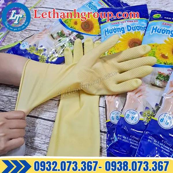 GĂNG TAY CAO SU NAM LONG SIZE 7, 8, 9