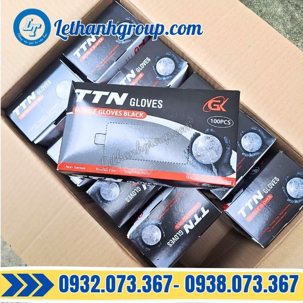 GĂNG TAY CAO SU ĐEN TTN