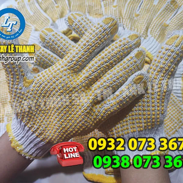 BAO TAY LEN PHỦ HẠT NHỰA VÀNG