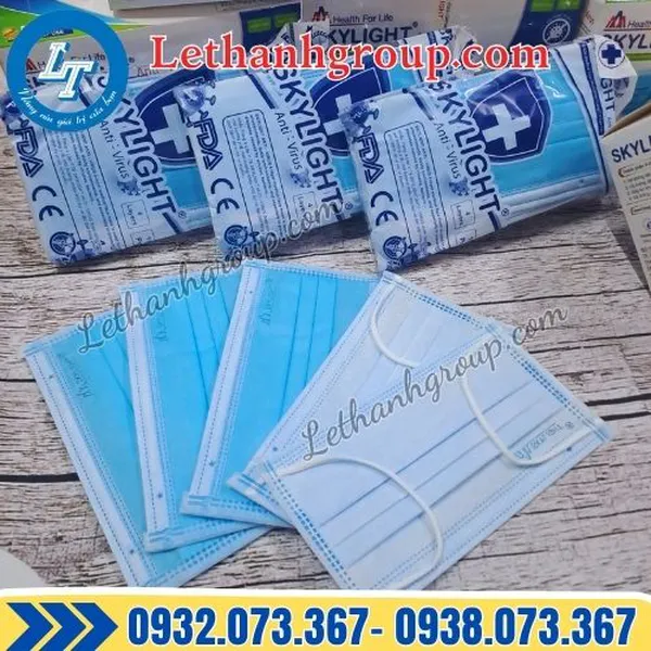 KHẨU TRANG Y TẾ 4 LỚP XANH