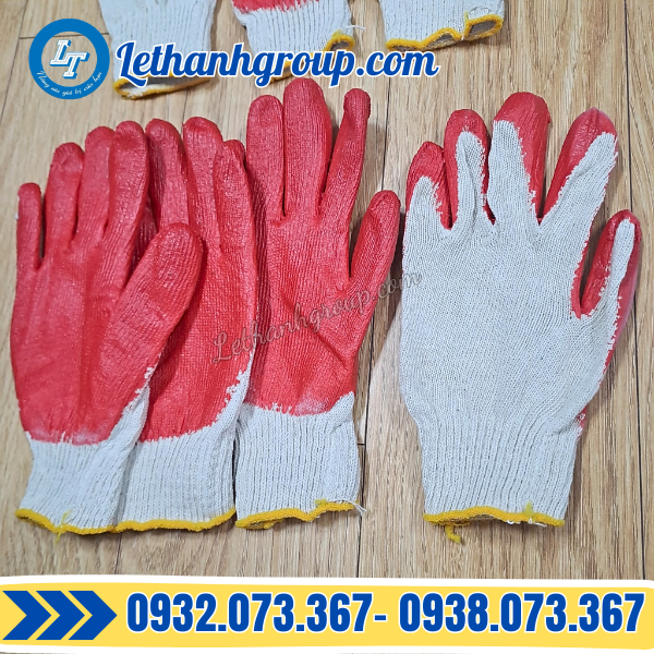BAO TAY LEN NHÚNG NHỰA ĐỎ 60G