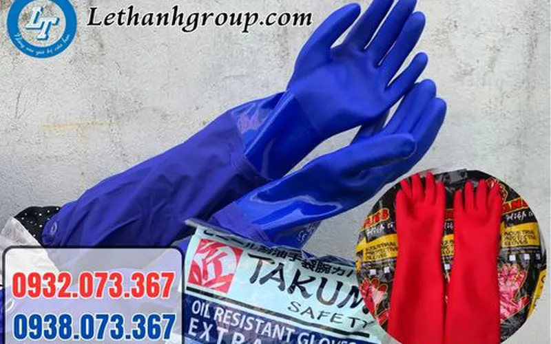 Găng tay cao su chống hóa chất ở đâu có bán giá rẻ