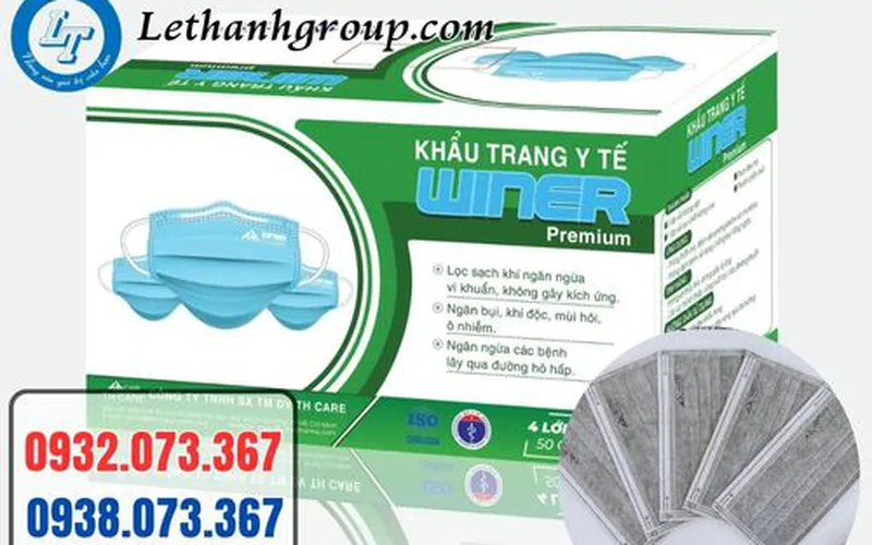 Khẩu trang y tế Winer 4 lớp giá sỉ bao nhiêu