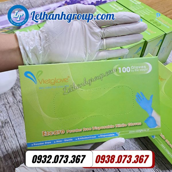 tổng kho cung câp găng tay y tế không bột vglove giá rẻ cho khách sỉ