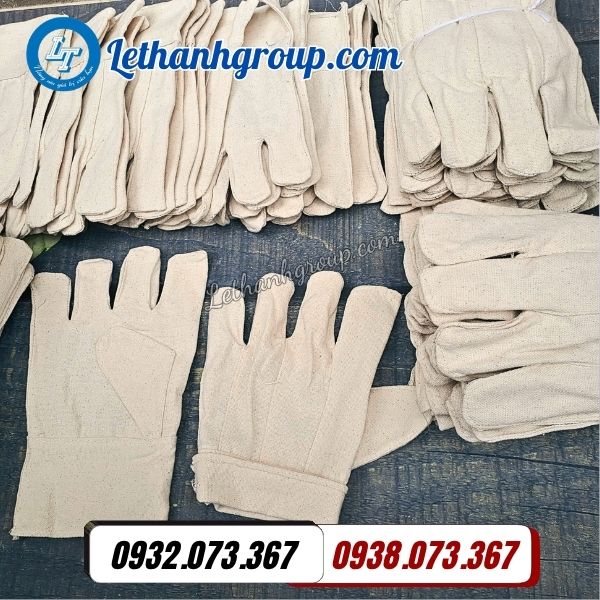 tổng kho cung cấp sỉ rẻ giá gốc găng tay bảo hộ vải bạt cho công nhân