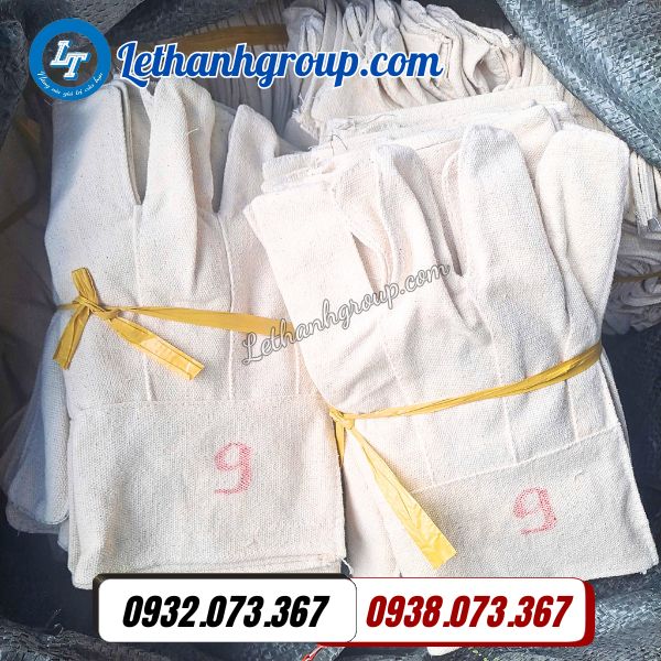 tổng kho sỉ găng tay vải bạt số 9 hàng đẹp 2 lớp giá cạnh tranh