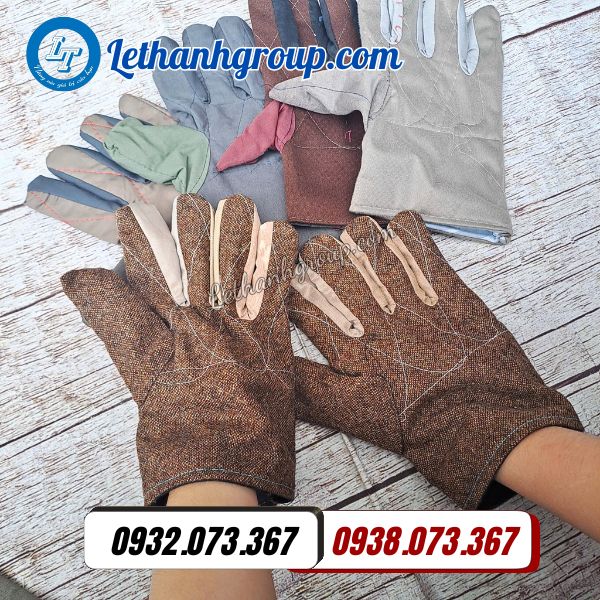 tông kho sủ rẻ găng tay vải kaki đủ màu giá tốt