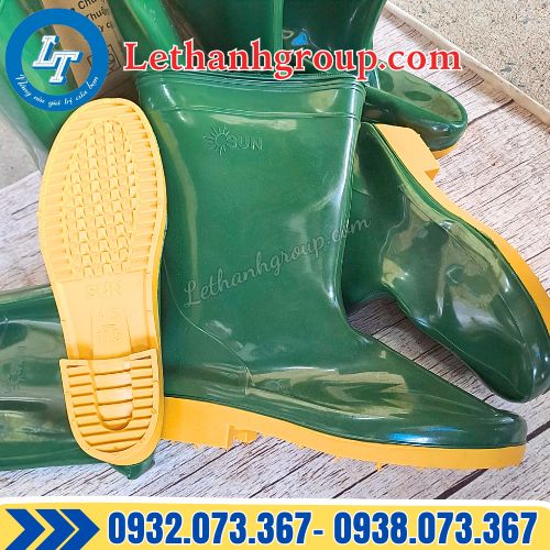 ủng bảo hộ sun xanh đế vàng giá sỉ rẻ chất lượng chính hãng