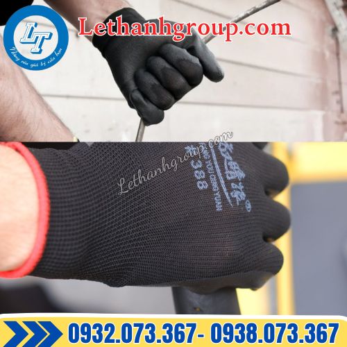 ứng dụng găng tay phủ sơn đen 388
