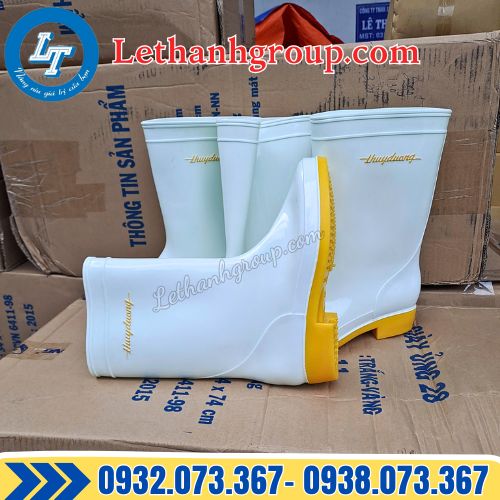ủng thùy dương trắng đế vàng giá sỉ rẻ tận gốc