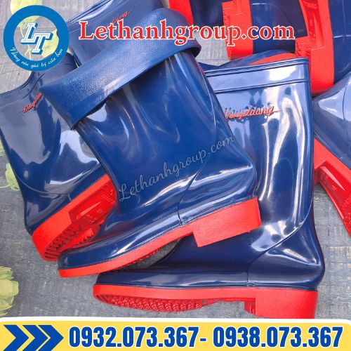 ủng thùy dương xanh đế đỏ giá sỉ rẻ cho đại lý