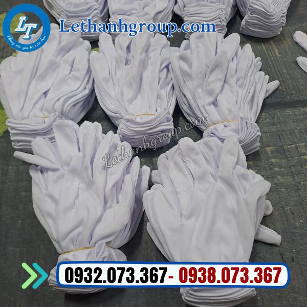 xưởng may sỉ bao tay thun trắng t8+1 giá rẻ tại tphcm