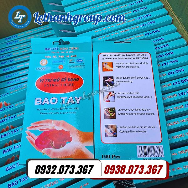 xướng sản xuất và bỏ sỉ găng tay nilon giá rẻ chất lượng nhất thị trường