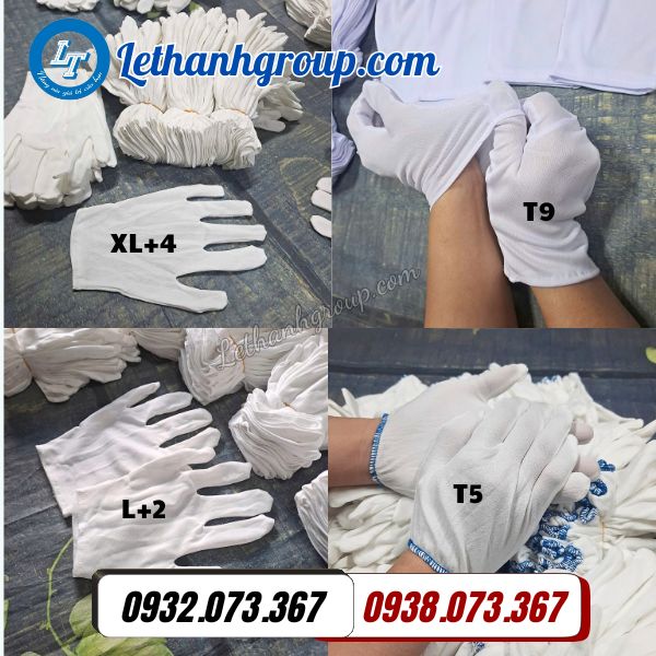 xưởng sỉ các loại găng tay thun trắng đẹp giá gốc