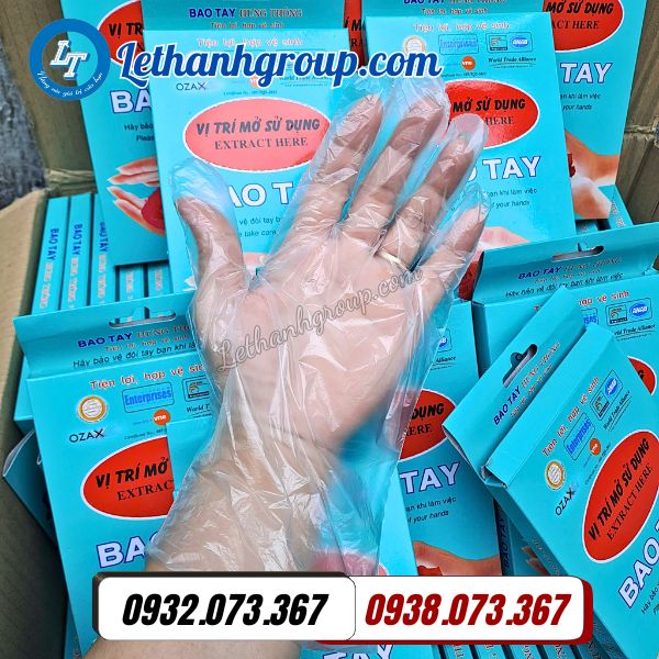 xưởng sỉ giá rẻ găng tay nilon đóng hộp giá xưởng miền nam