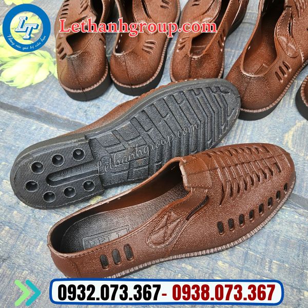 xưởng sỉ giày nhựa quai dán giá rẻ tận gốc
