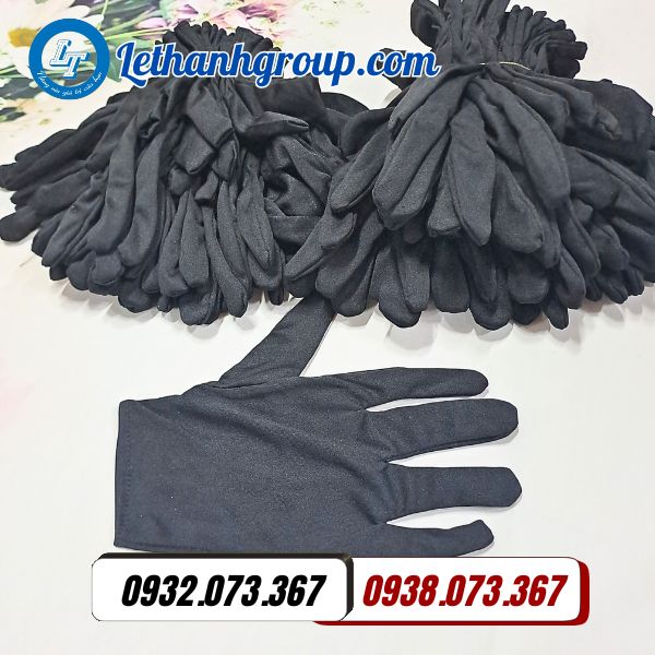 xưởng sỉ lẻ bao tay thun đen giá gốc cho đại lý miền nam