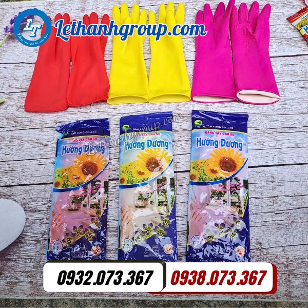 xưởng sỉ lẻ các loại găng tay cao su hướng dương giá rẻ chính hãng
