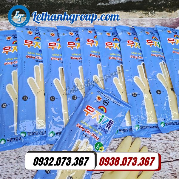 xưởng sỉ rẻ găng tay cao su đông cầu vồng combi đủ mẫu giá tận gốc