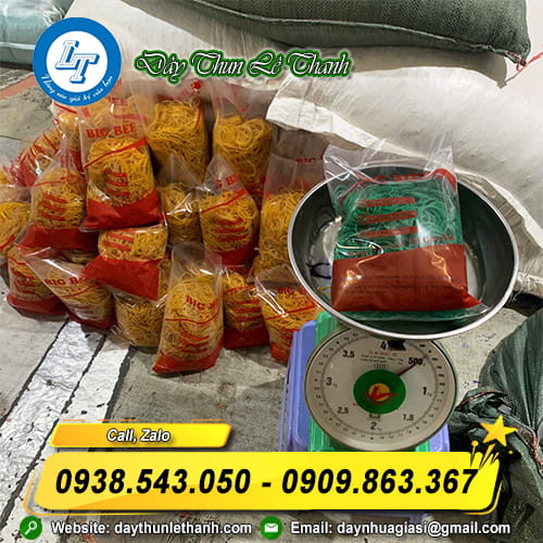 Dây thun đóng gói theo yêu cầu Dây thun đóng gói theo yêu cầu