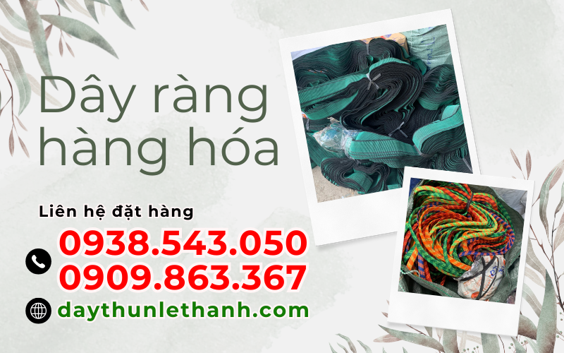 Mua sỉ dây ràng hàng hóa các loại giá rẻ