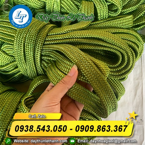 Dây dù dẹt xanh buộc hàng Dây dù dẹt xanh buộc hàng