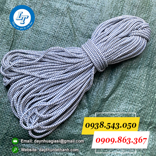 Dây dù tròn sọc xanh sử dụng linh hoạt Dây dù tròn sọc xanh sử dụng linh hoạt
