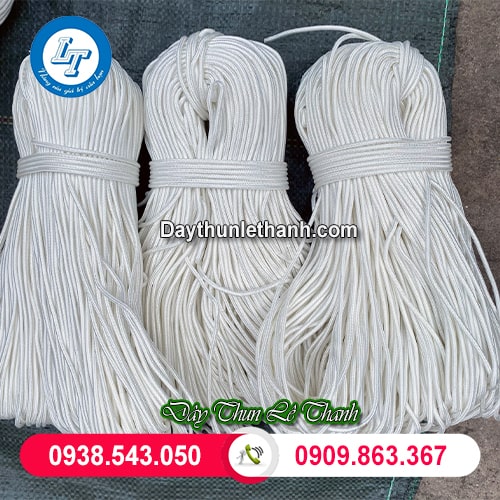 Dây dù tròn trắng Dây dù tròn trắng