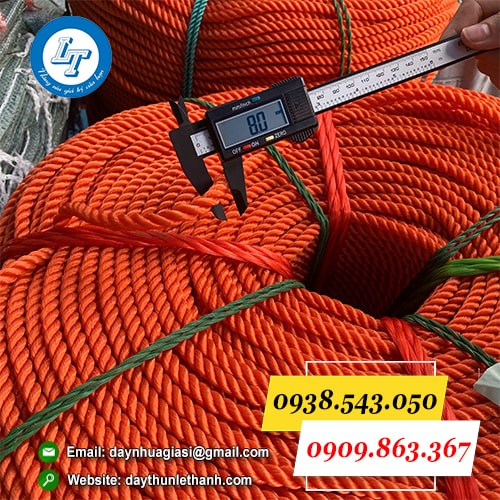 Dây giềng lưới đánh cá 8mm Dây giềng lưới đánh cá 8mm