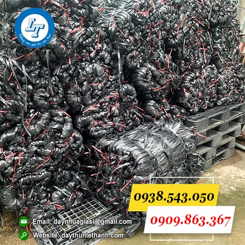 Dây nilon bẹ đen bóng dẻo dai Dây nilon bẹ đen bóng dẻo dai