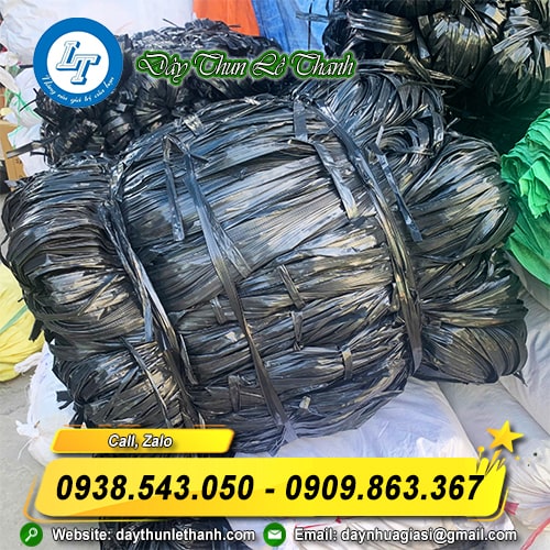 Dây nilon bẹ đen bóng dẻo Dây nilon bẹ đen bóng dẻo