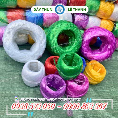 Dây nilon buộc hàng kích cỡ đa dạng Dây nilon buộc hàng kích cỡ đa dạng