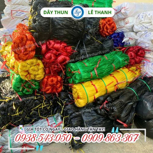 Dây nilon buộc hàng nhiều màu sắc Dây nilon buộc hàng nhiều màu sắc