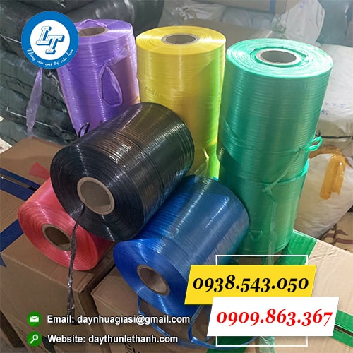 Dây nilon cuộn lớn đủ màu Dây nilon cuộn lớn đủ màu