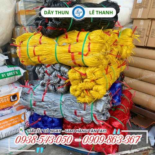 Dây nilon kẽm bó 10kg báo giá sỉ Dây nilon kẽm bó 10kg báo giá sỉ