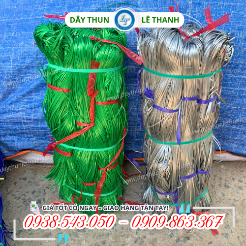 Dây nilon kẽm bó 10kg buộc hàng tiện lợi Dây nilon kẽm bó 10kg buộc hàng tiện lợi