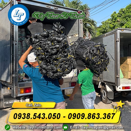 Dây nilon kẽm đen bóng miễn phí giao hàng Dây nilon kẽm đen bóng miễn phí giao hàng